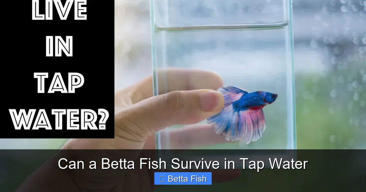 Can a Betta Fish Survive in Tap Water