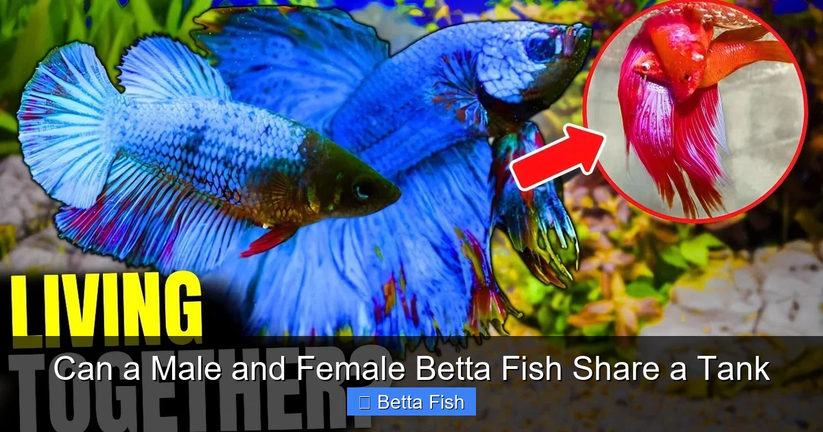 Can a Male and Female Betta Fish Share a Tank