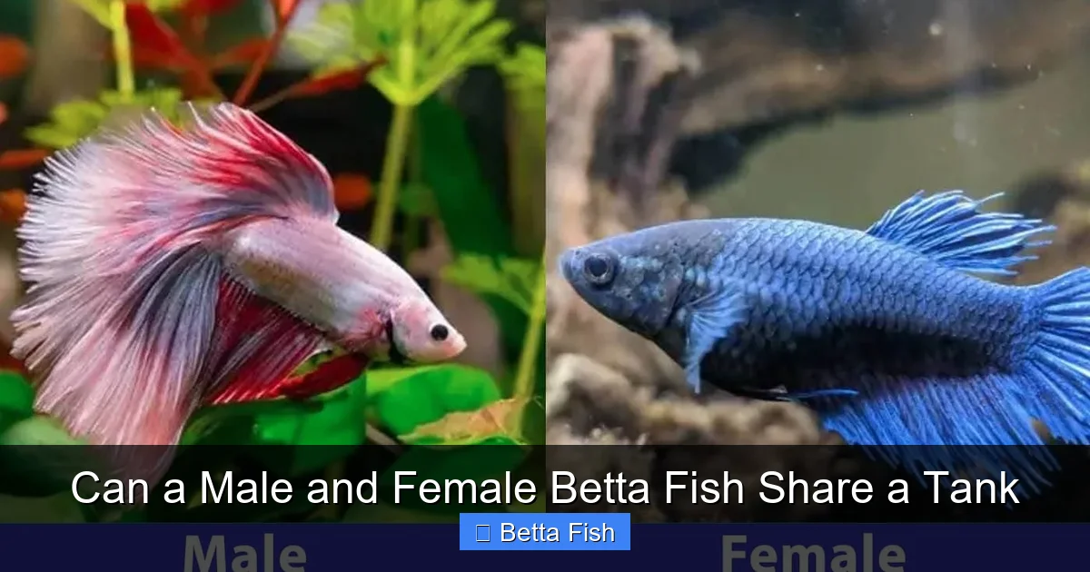 Can a Male and Female Betta Fish Share a Tank