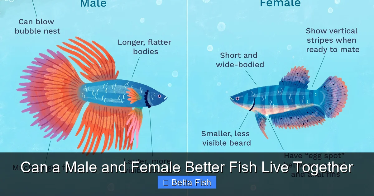 Can a Male and Female Better Fish Live Together
