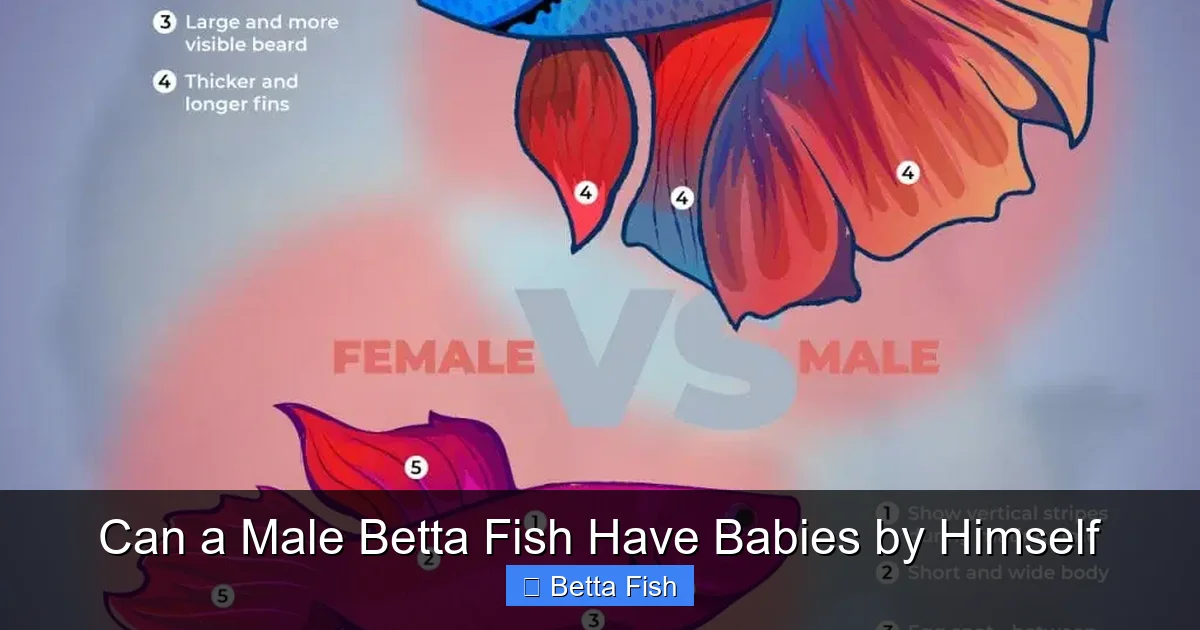Can a Male Betta Fish Have Babies by Himself