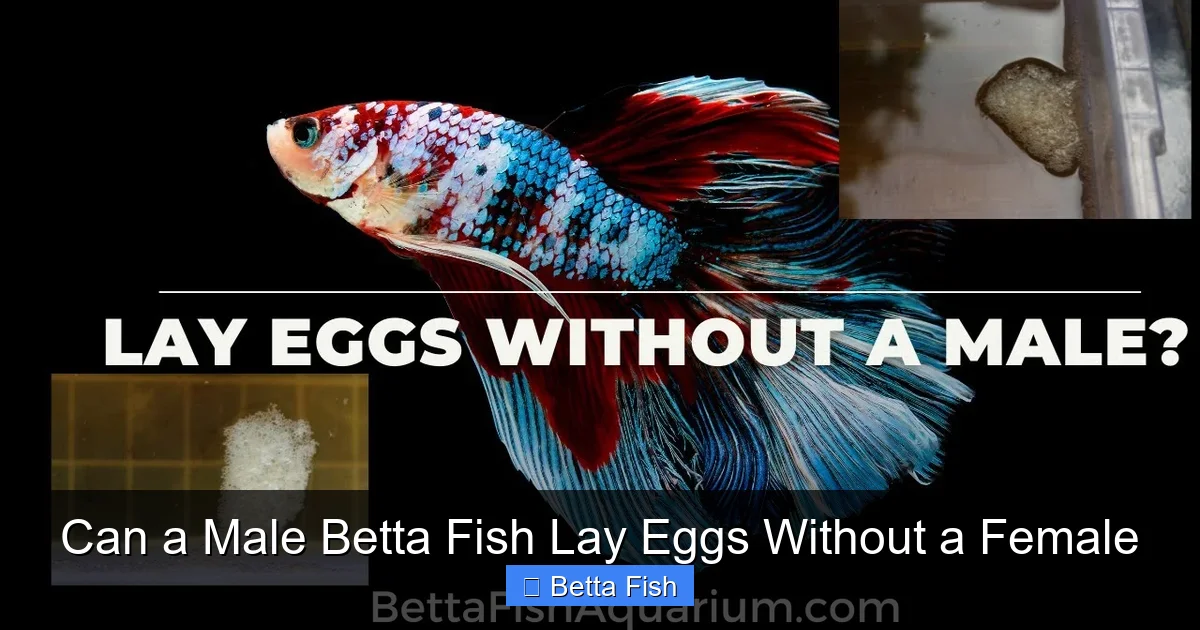 Can a Male Betta Fish Lay Eggs Without a Female