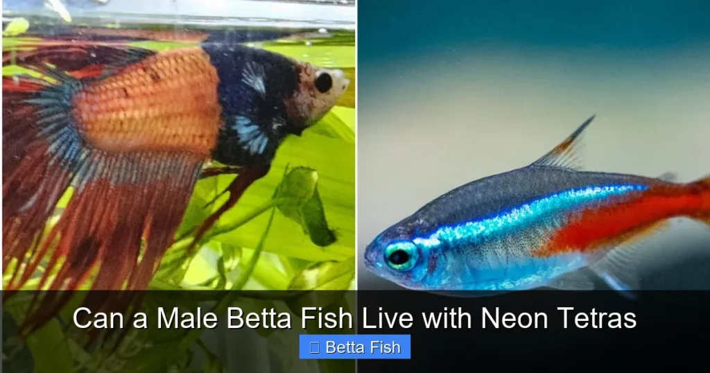 Can a Male Betta Fish Live with Neon Tetras