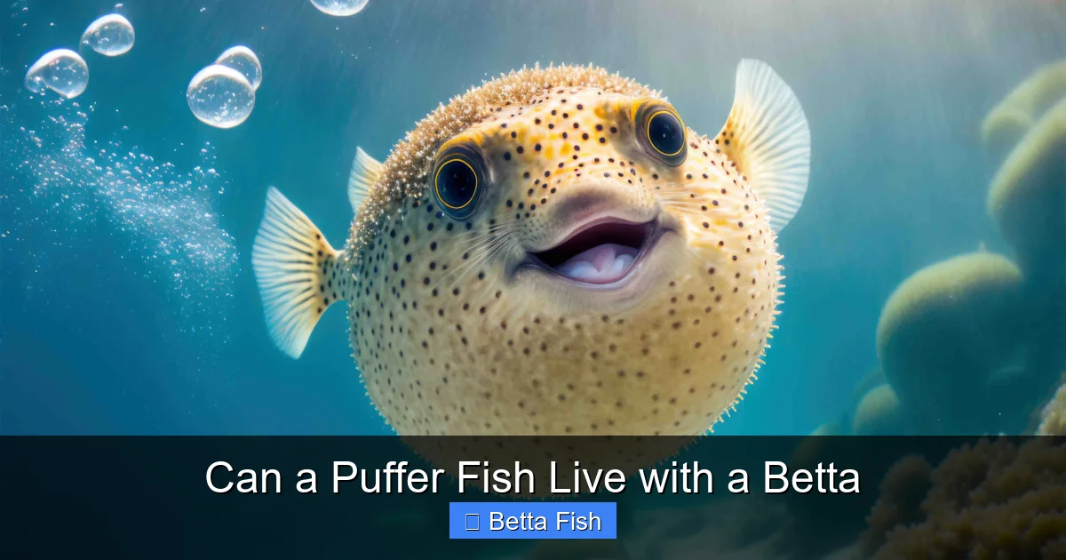 Can a Puffer Fish Live with a Betta