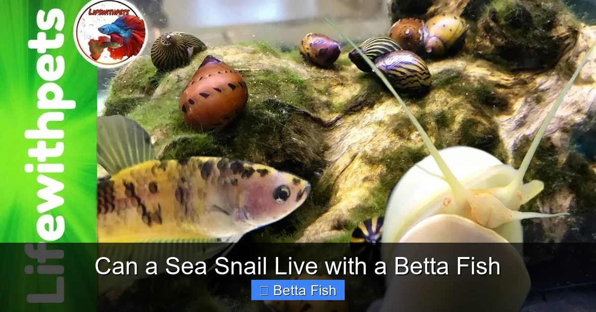 Can a Sea Snail Live with a Betta Fish