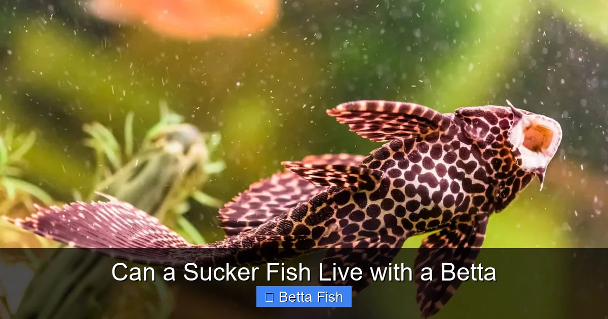 Can a Sucker Fish Live with a Betta