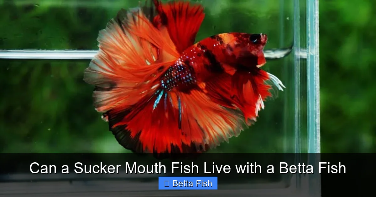 Can a Sucker Mouth Fish Live with a Betta Fish