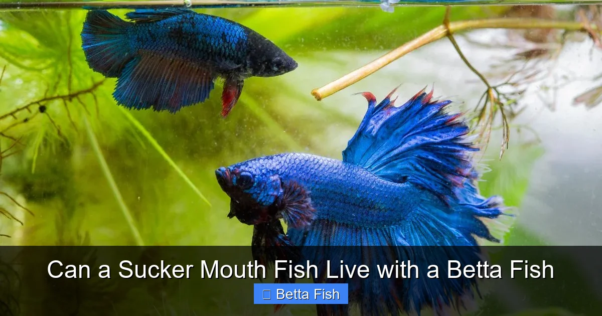 Can a Sucker Mouth Fish Live with a Betta Fish