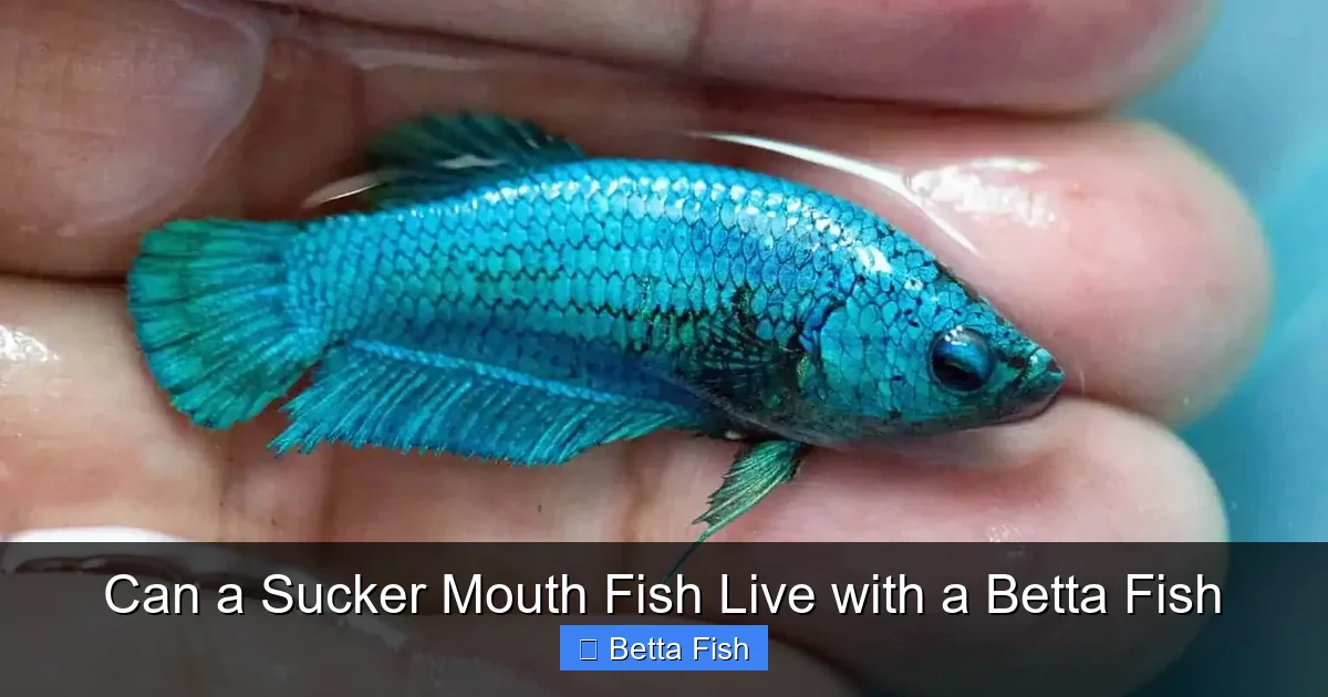 Can a Sucker Mouth Fish Live with a Betta Fish