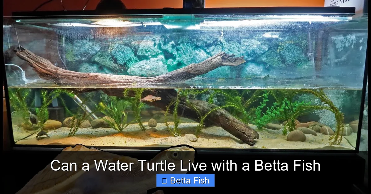 Can a Water Turtle Live with a Betta Fish