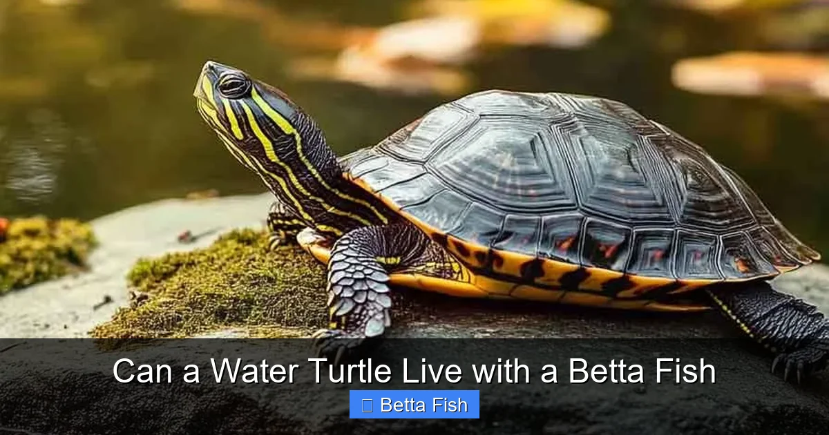 Can a Water Turtle Live with a Betta Fish