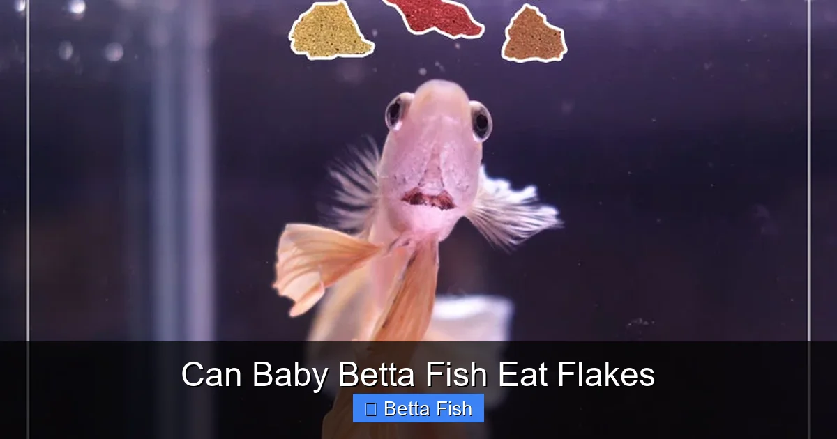 Can Baby Betta Fish Eat Flakes