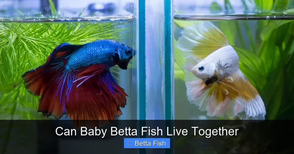 Can Baby Betta Fish Live Together