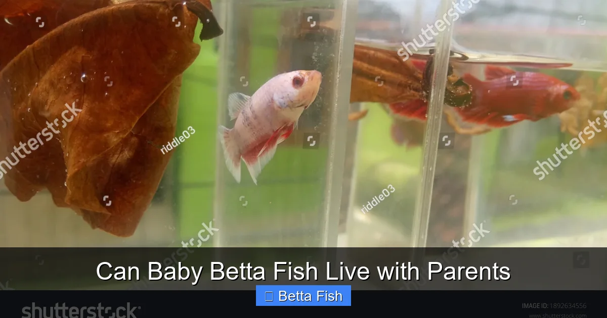 Can Baby Betta Fish Live with Parents
