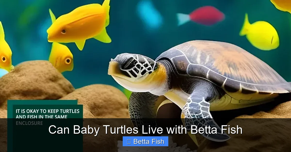 Can Baby Turtles Live with Betta Fish