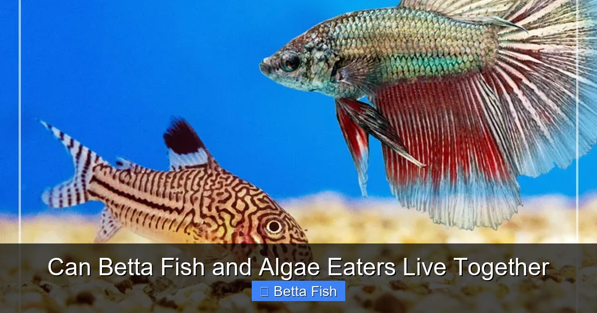 Can Betta Fish and Algae Eaters Live Together