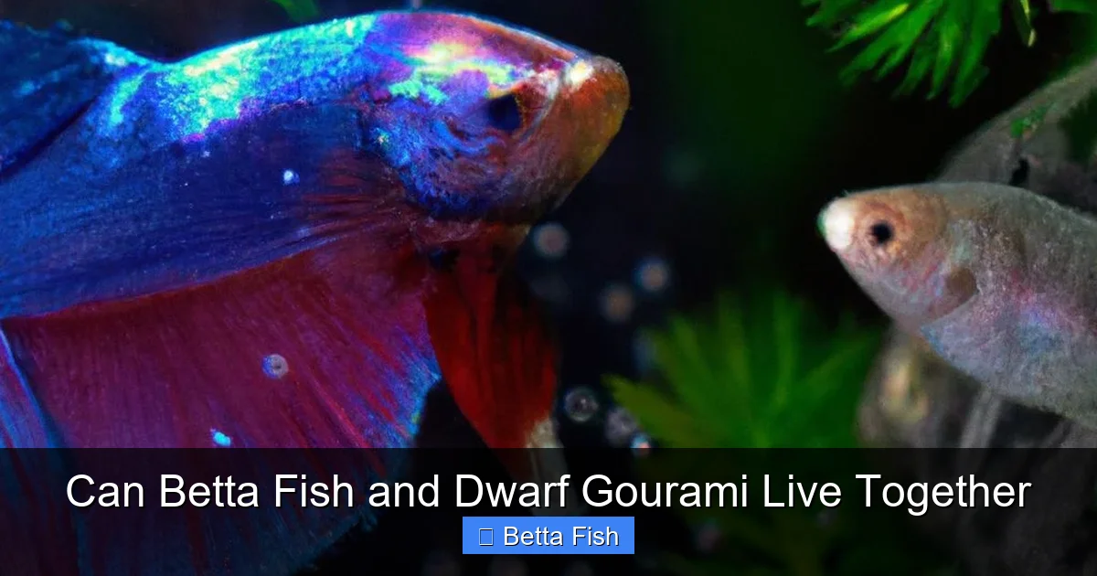 Can Betta Fish and Dwarf Gourami Live Together