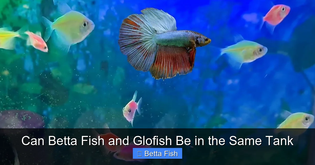 Can Betta Fish and Glofish Be in the Same Tank
