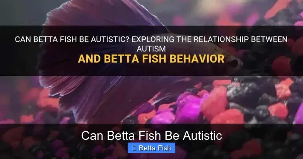 Can Betta Fish Be Autistic