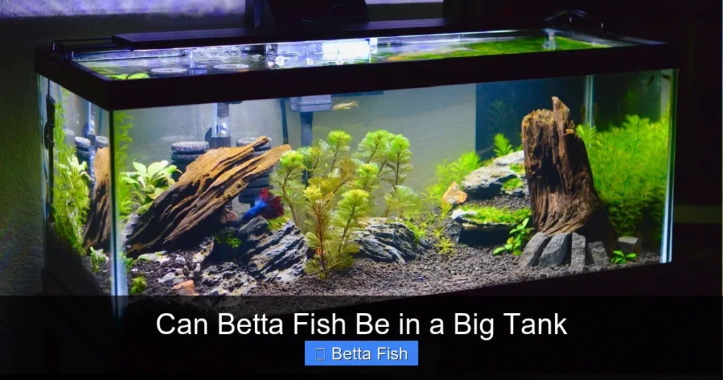 Can Betta Fish Be in a Big Tank