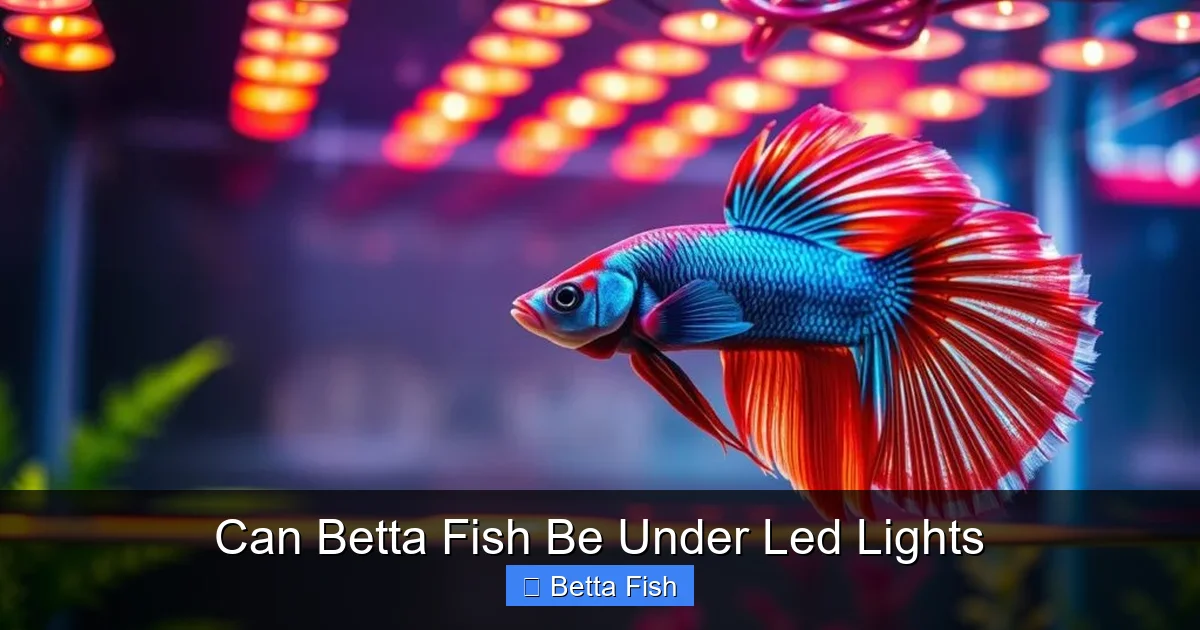 Can Betta Fish Be Under Led Lights