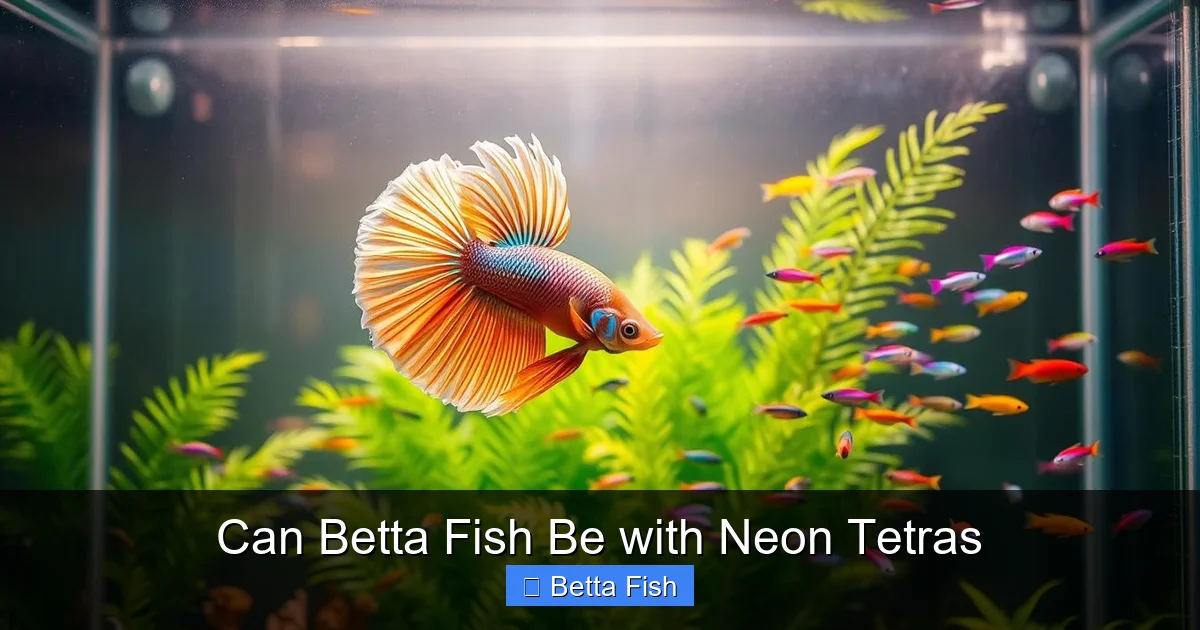 Can Betta Fish Be with Neon Tetras