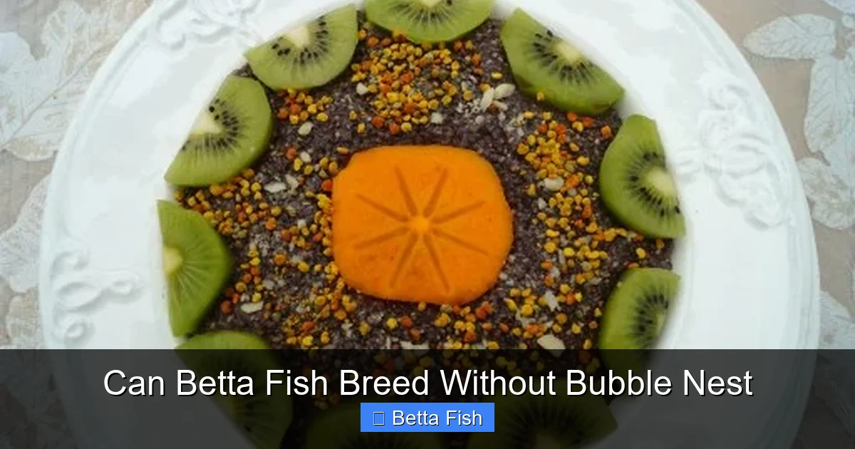 Can Betta Fish Breed Without Bubble Nest