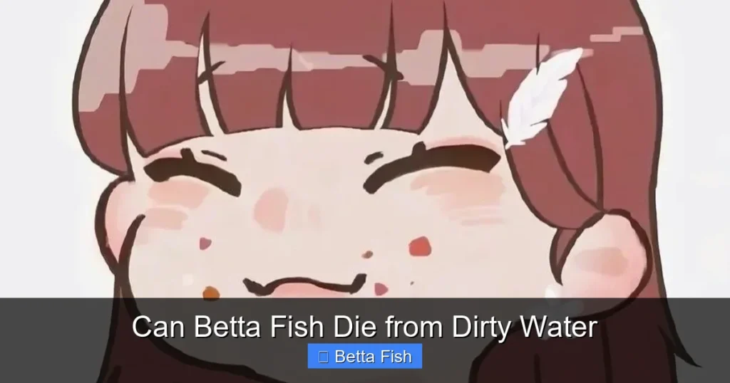 Can Betta Fish Die from Dirty Water