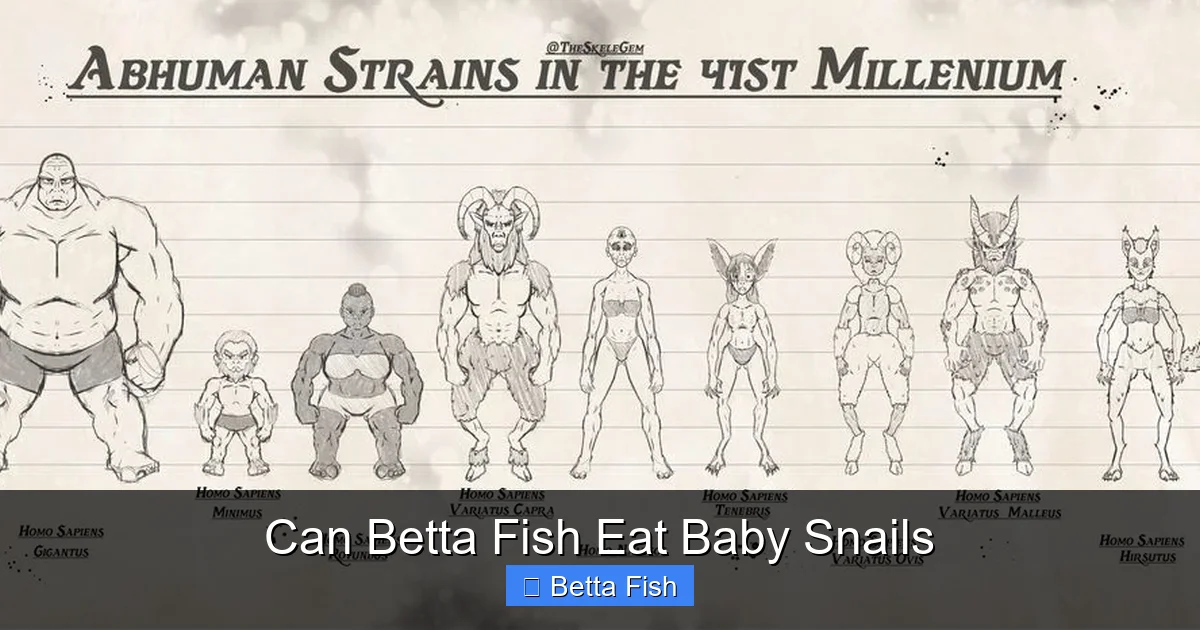 Can Betta Fish Eat Baby Snails