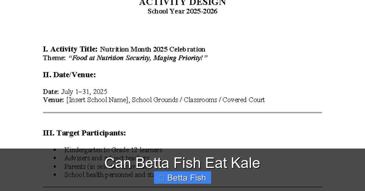 Can Betta Fish Eat Kale