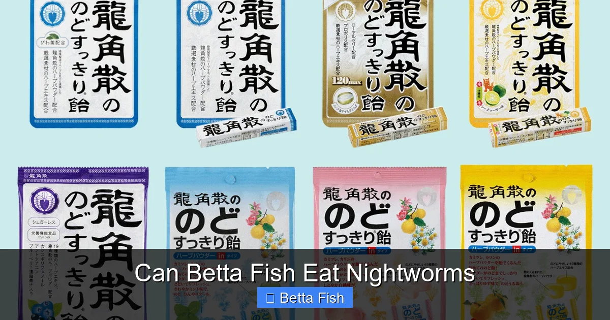 Can Betta Fish Eat Nightworms
