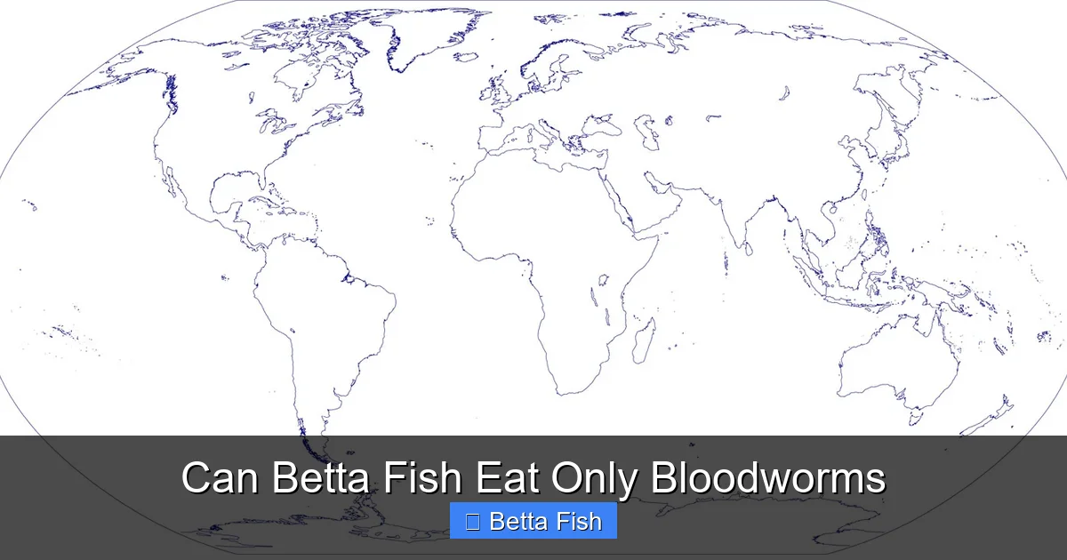 Can Betta Fish Eat Only Bloodworms