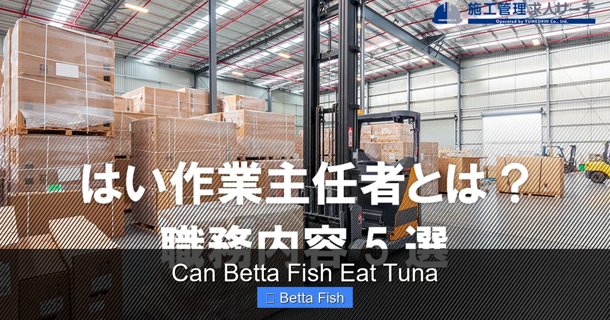 Can Betta Fish Eat Tuna