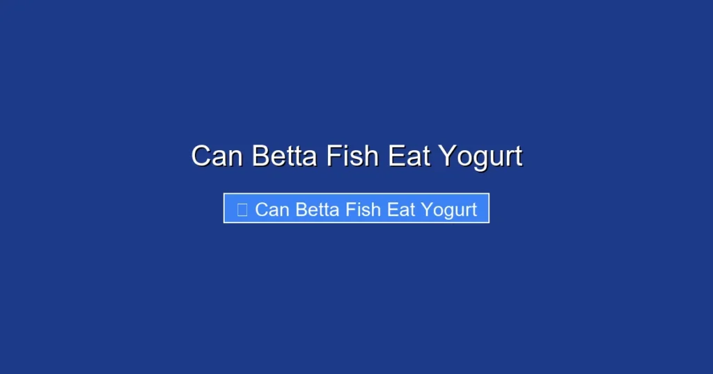 Can Betta Fish Eat Yogurt