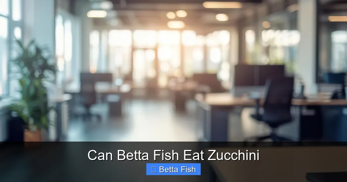 Can Betta Fish Eat Zucchini
