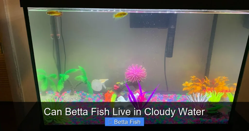 Can Betta Fish Live in Cloudy Water