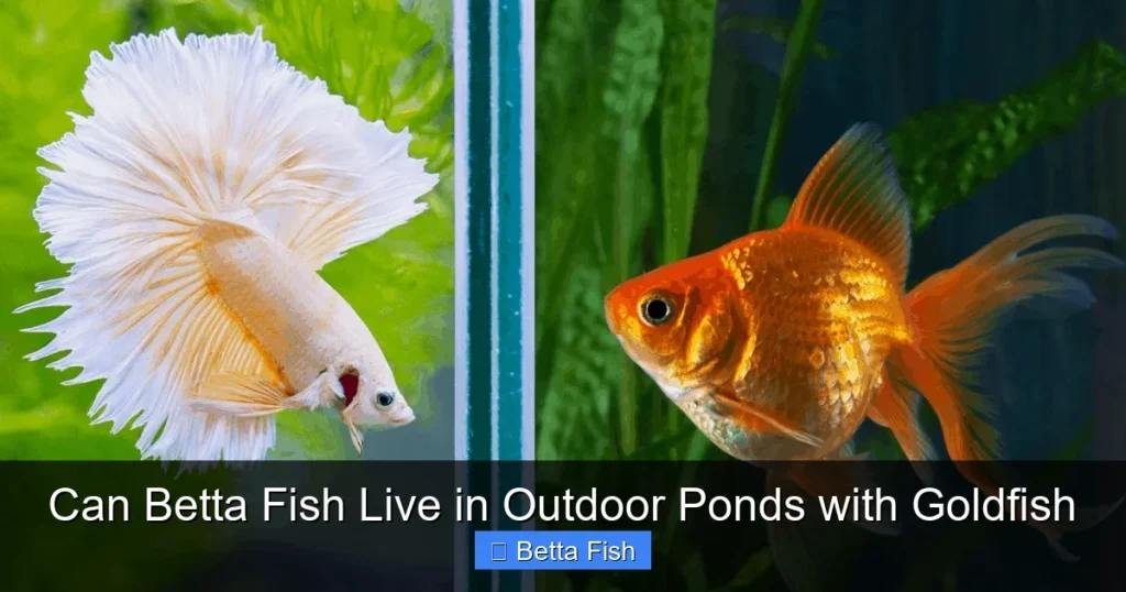 Can Betta Fish Live in Outdoor Ponds with Goldfish