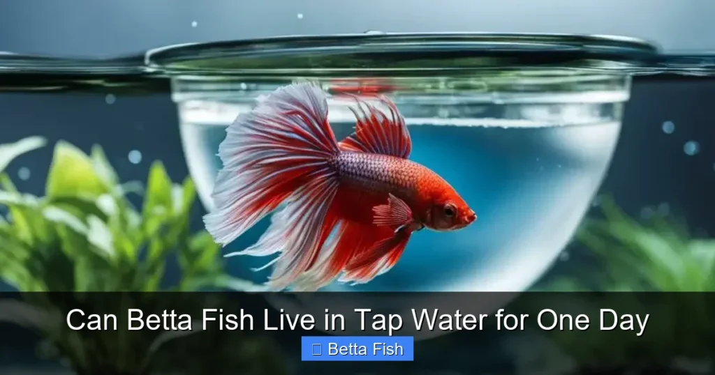 Can Betta Fish Live in Tap Water for One Day