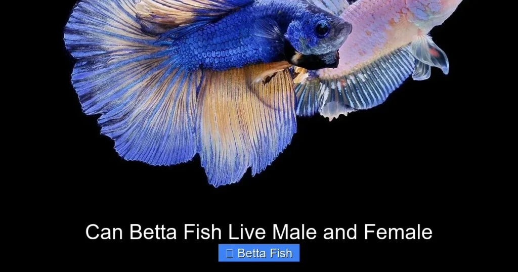 Can Betta Fish Live Male and Female