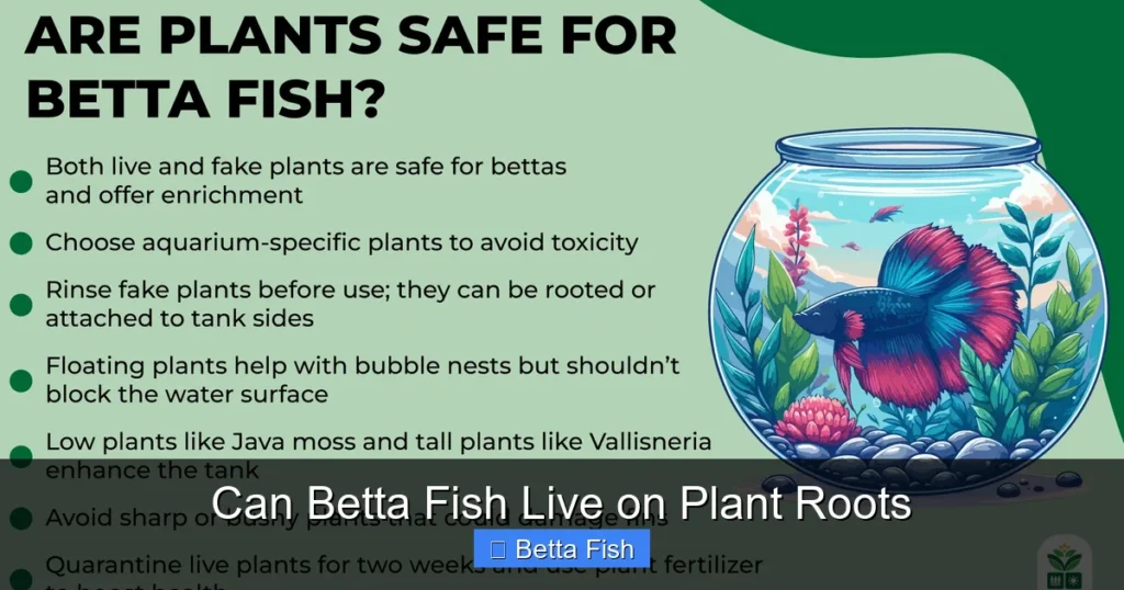 Can Betta Fish Live on Plant Roots