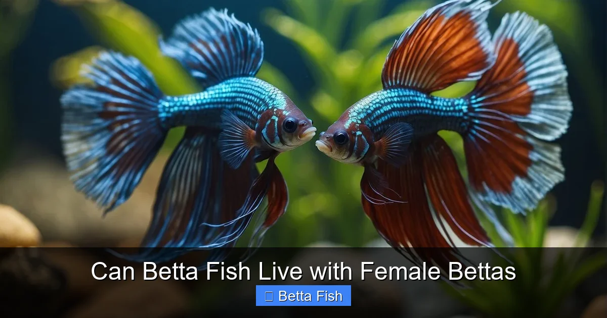 Can Betta Fish Live with Female Bettas