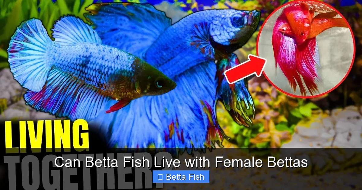 Can Betta Fish Live with Female Bettas
