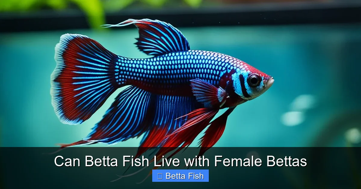 Can Betta Fish Live with Female Bettas