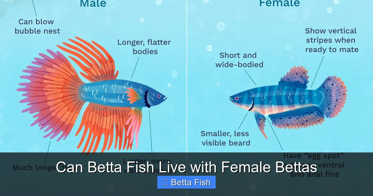 Can Betta Fish Live with Female Bettas