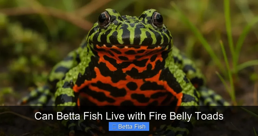 Can Betta Fish Live with Fire Belly Toads