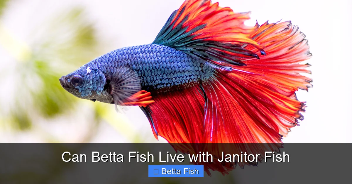 Can Betta Fish Live with Janitor Fish