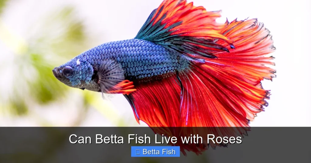 Can Betta Fish Live with Roses