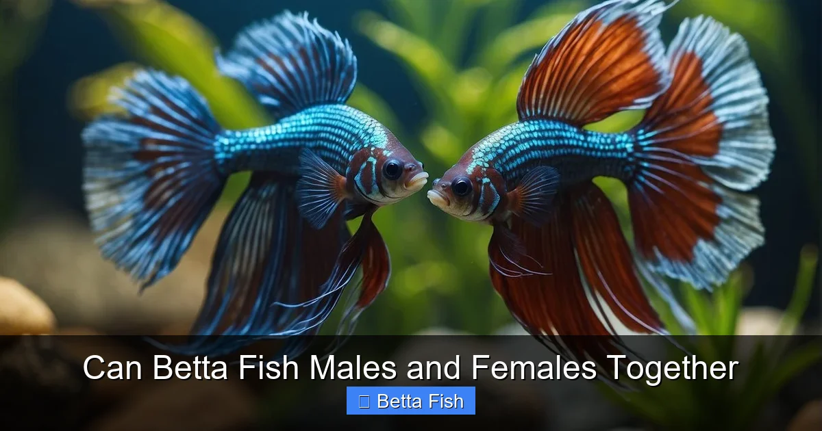 Can Betta Fish Males and Females Together