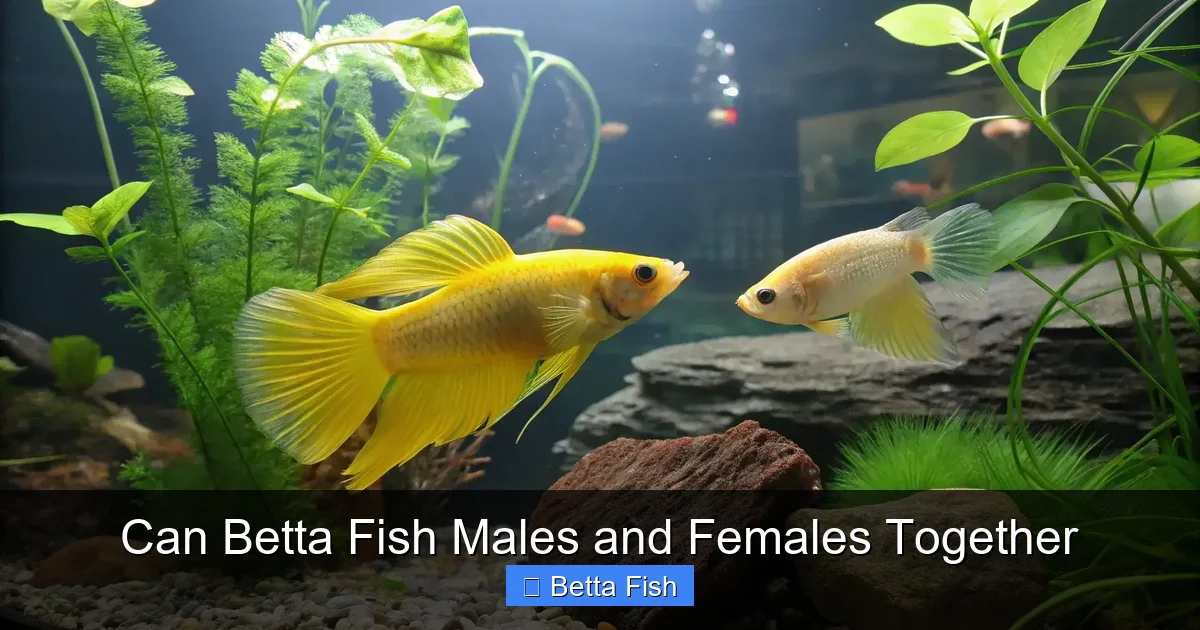Can Betta Fish Males and Females Together