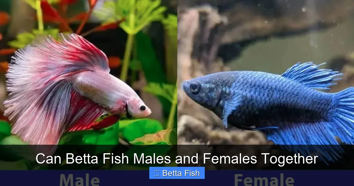 Can Betta Fish Males and Females Together